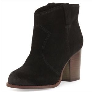 Splendid Black Suede Ankle Booties - 9 1/2